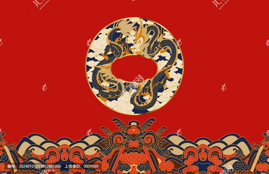 雙龍戲珠江涯海水茶酒包裝設(shè)計(jì)