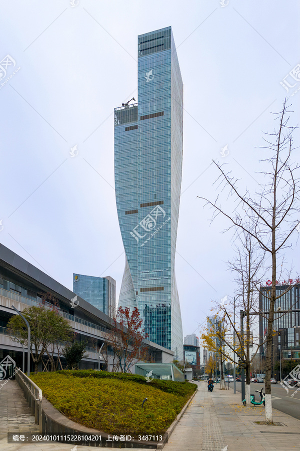 双曲线造型大厦重庆高科太阳座