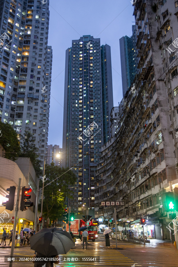香港街景高楼大厦