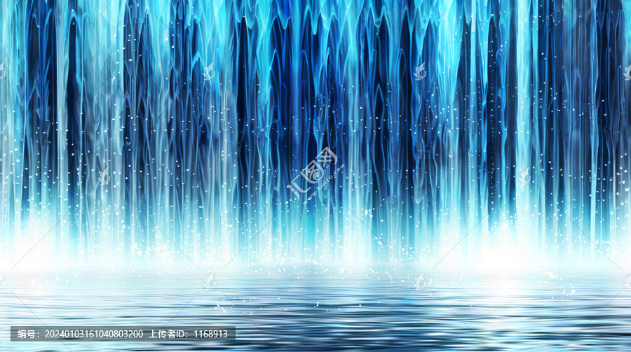 流水生財(cái)瀑布