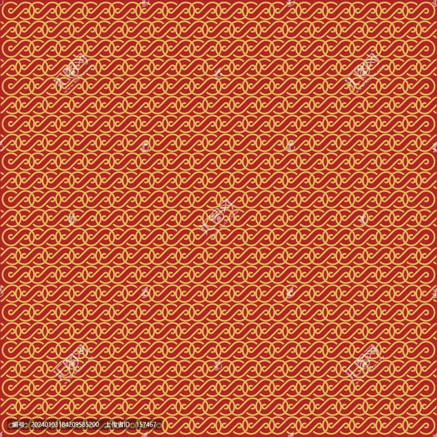 金色花紋紅色背景底紋