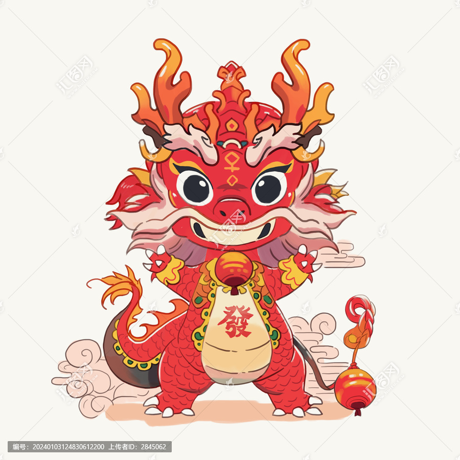 龍年形象新年國潮