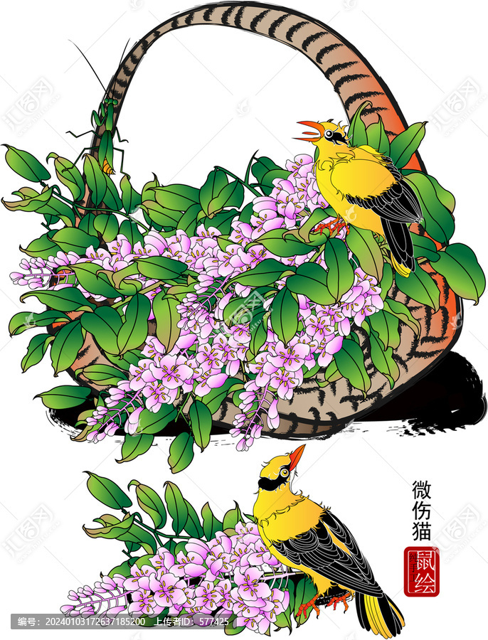紫羅蘭矢量圖