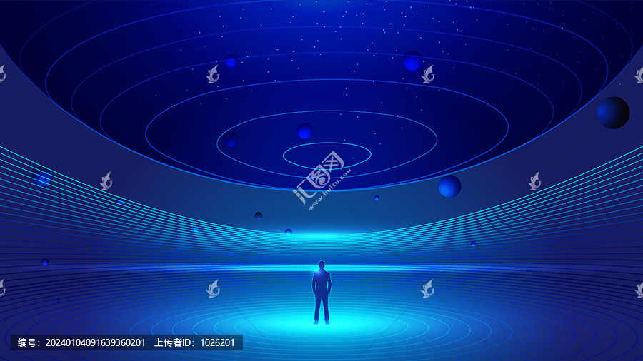 展望未來(lái)科技藍(lán)年會(huì)峰會(huì)背景