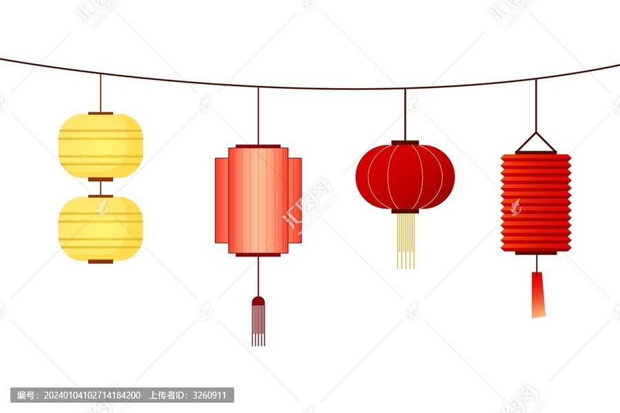 簡(jiǎn)約國(guó)風(fēng)燈籠