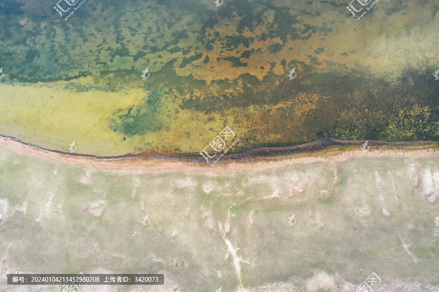 青海海南州航拍湖东洱海风景