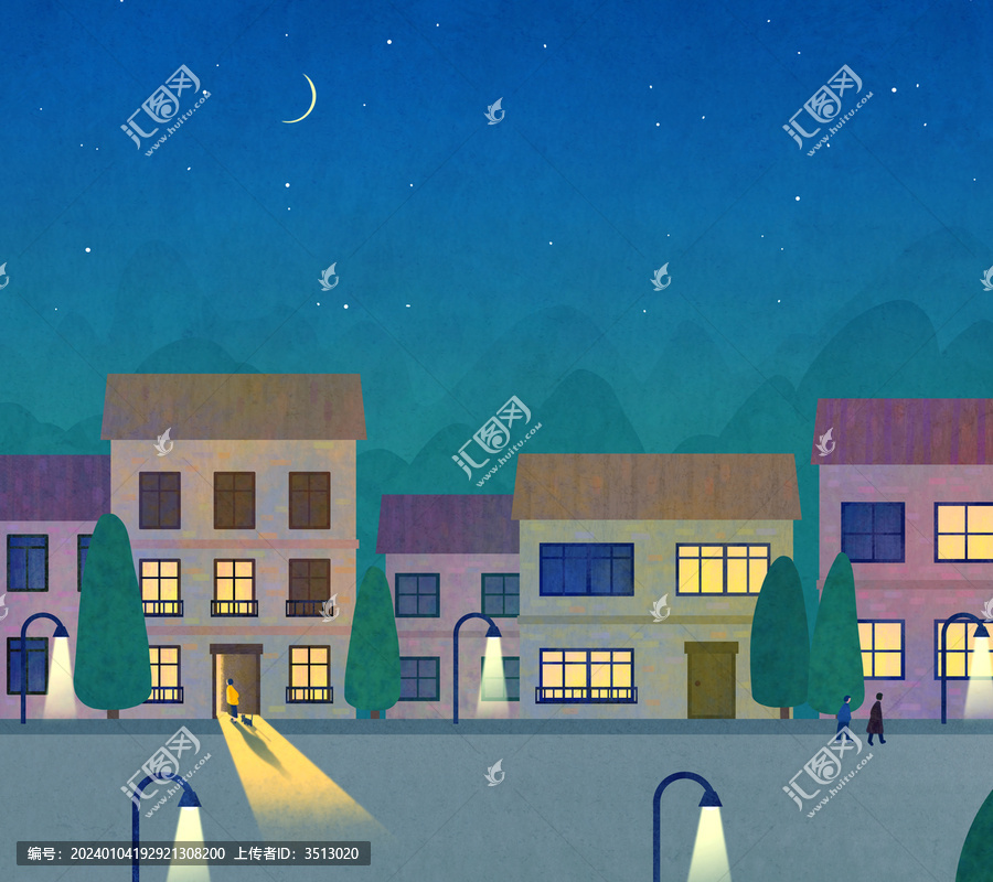 安靜的夜晚