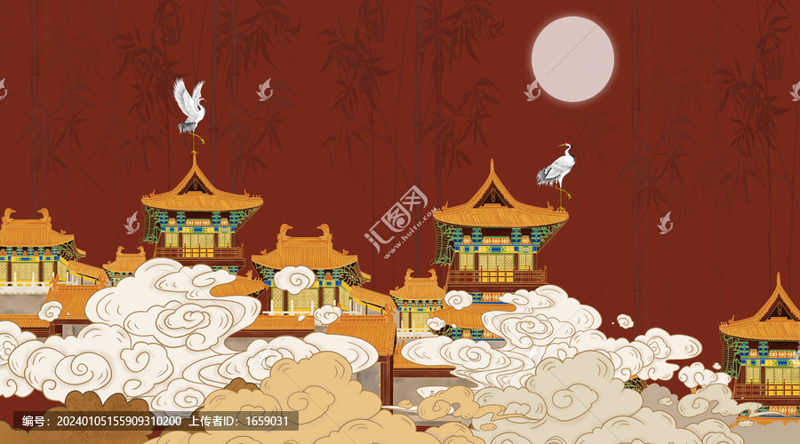 中式樓閣古建筑