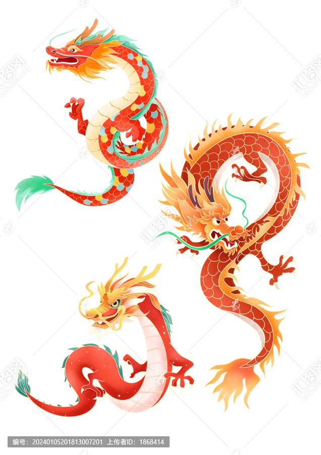 簡(jiǎn)約創(chuàng)意國(guó)風(fēng)龍?jiān)夭瀹? title=