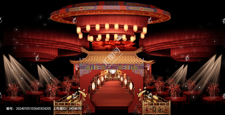 中式婚禮儀式區(qū)
