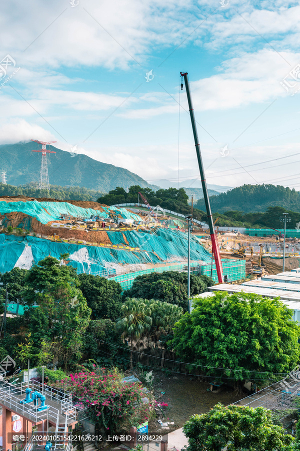 深圳水库建筑工地