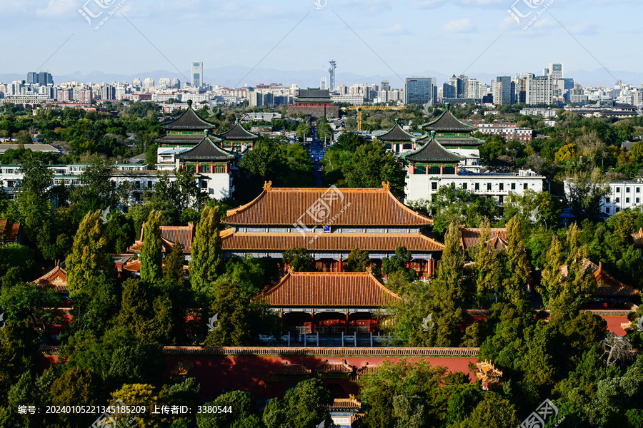 景山公园鼓楼大街鼓楼