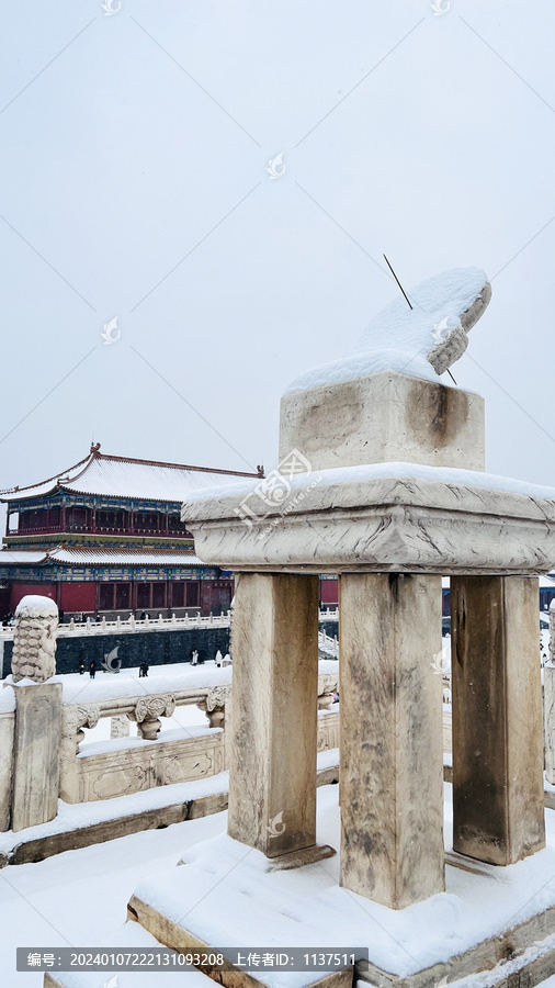 北京故宫雪景