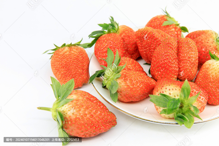 棚拍草莓