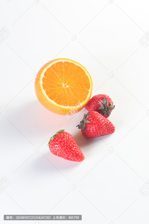 草莓甜橙汁
