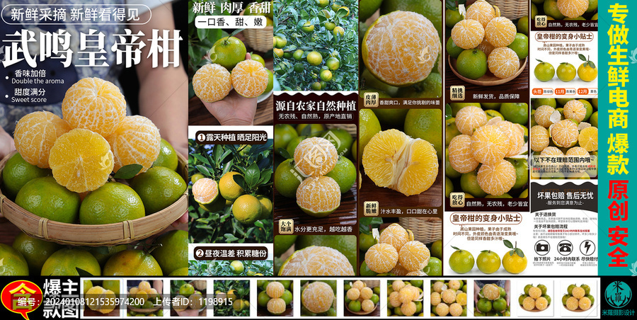 皇帝柑詳情頁主圖