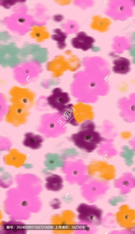 扎染花