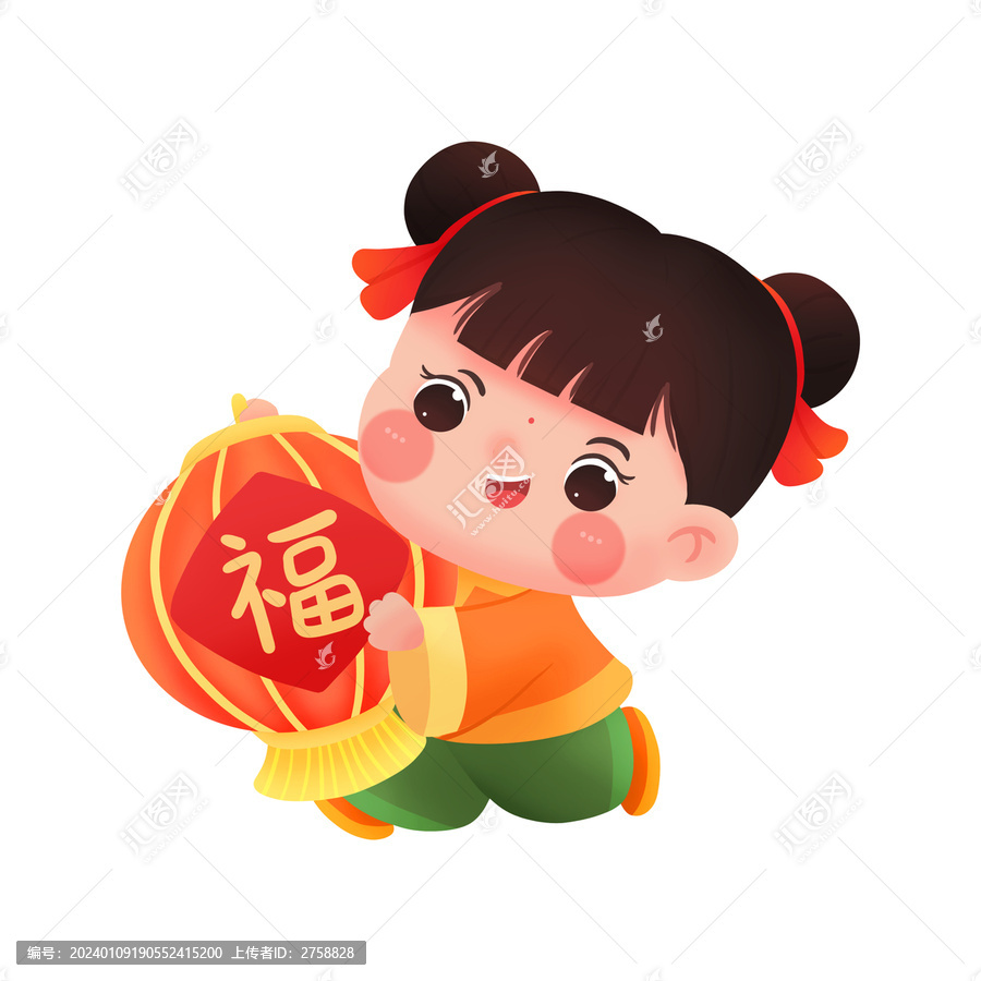 新年喜慶福娃