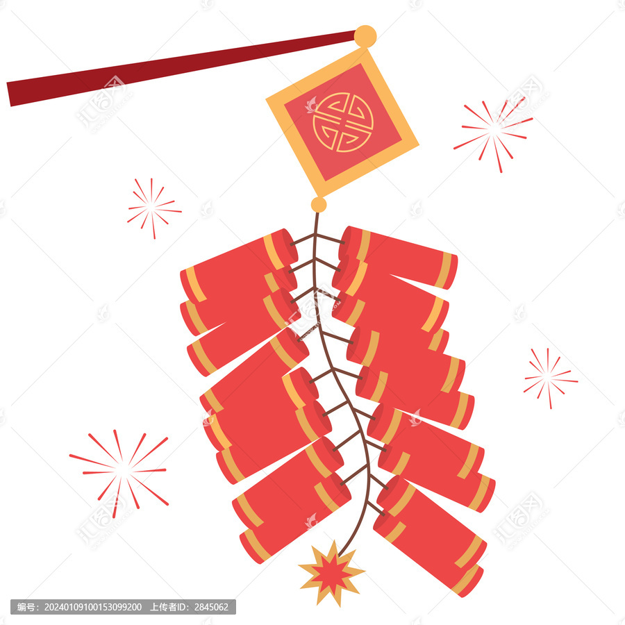 新年節(jié)日鞭炮