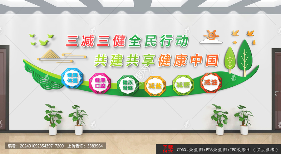 三減三健文化墻