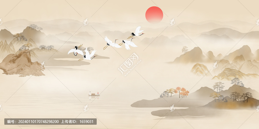 新中式山水