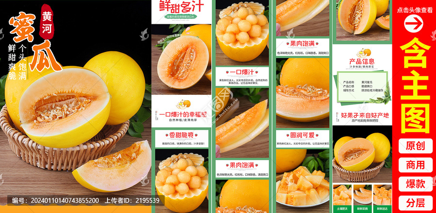 黃河蜜瓜詳情頁