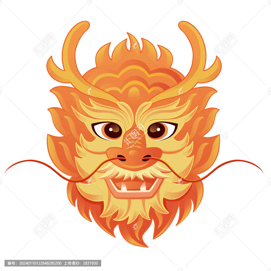龍頭矢量插畫