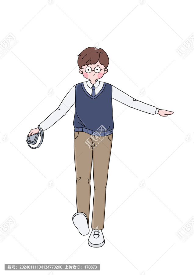 中學(xué)生男孩氣質(zhì)型