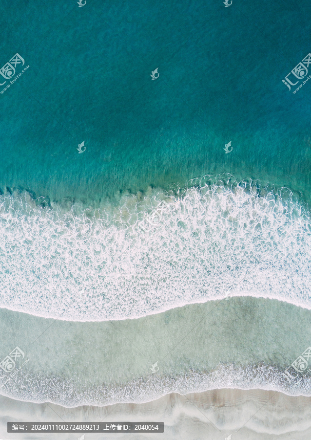 海灘波浪波浪