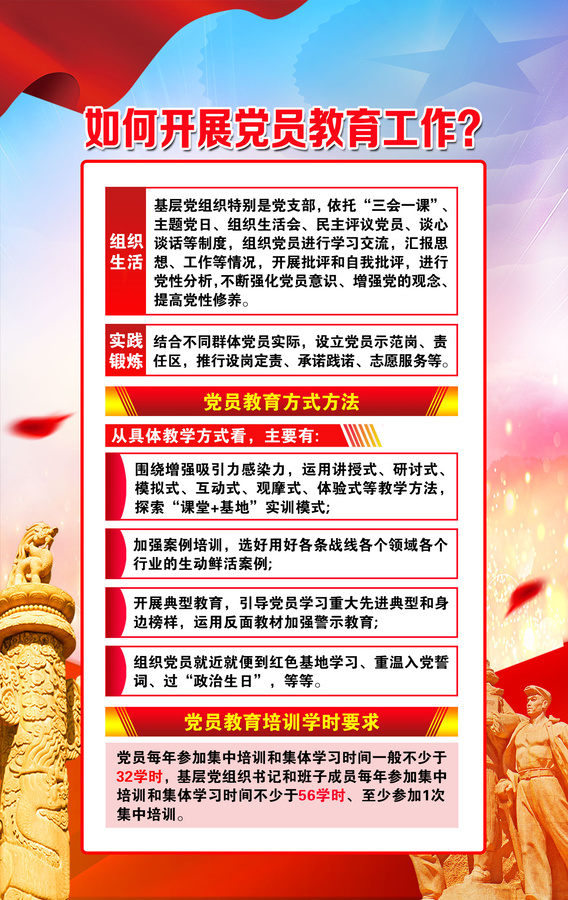 如何開展黨員教育工作