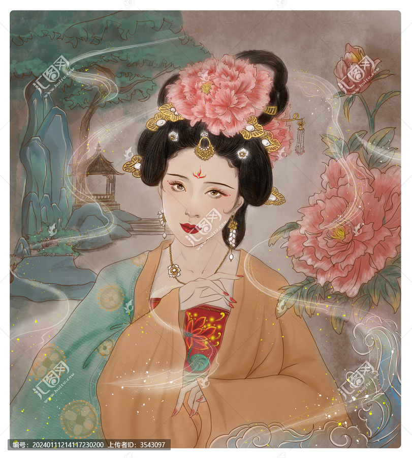 古裝人物插畫