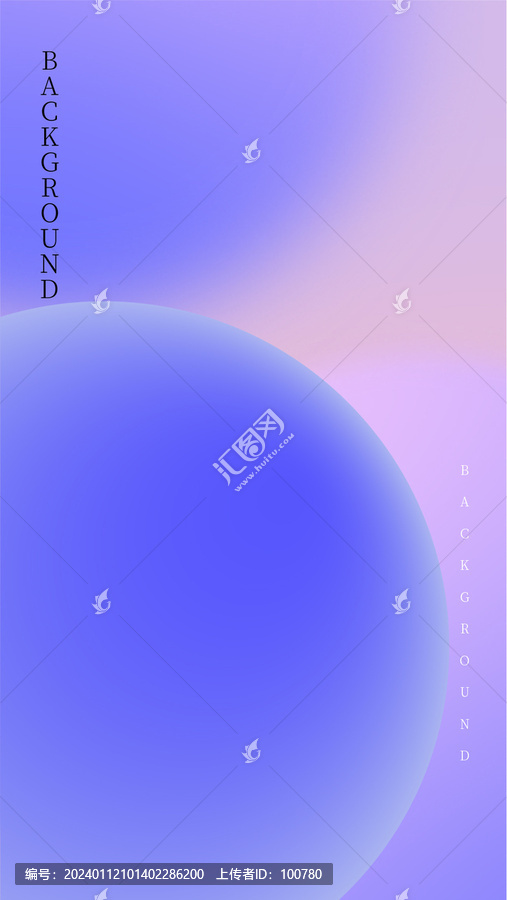 豎版藍色科技抽象背景