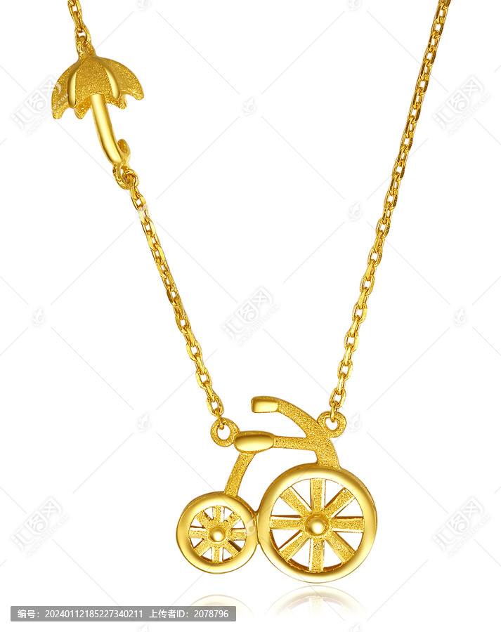 愛情小單車項(xiàng)鏈