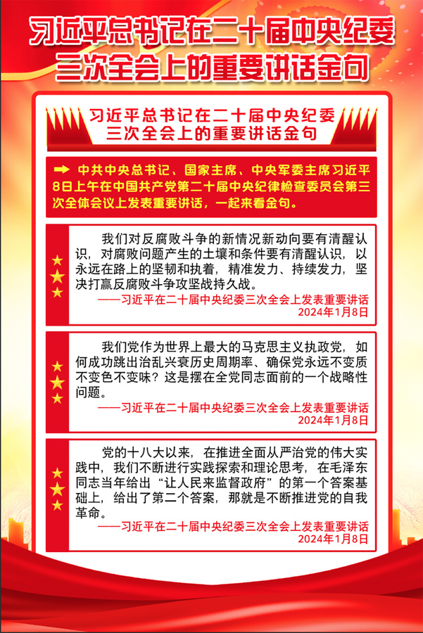 二十屆中央紀(jì)委三次全會(huì)