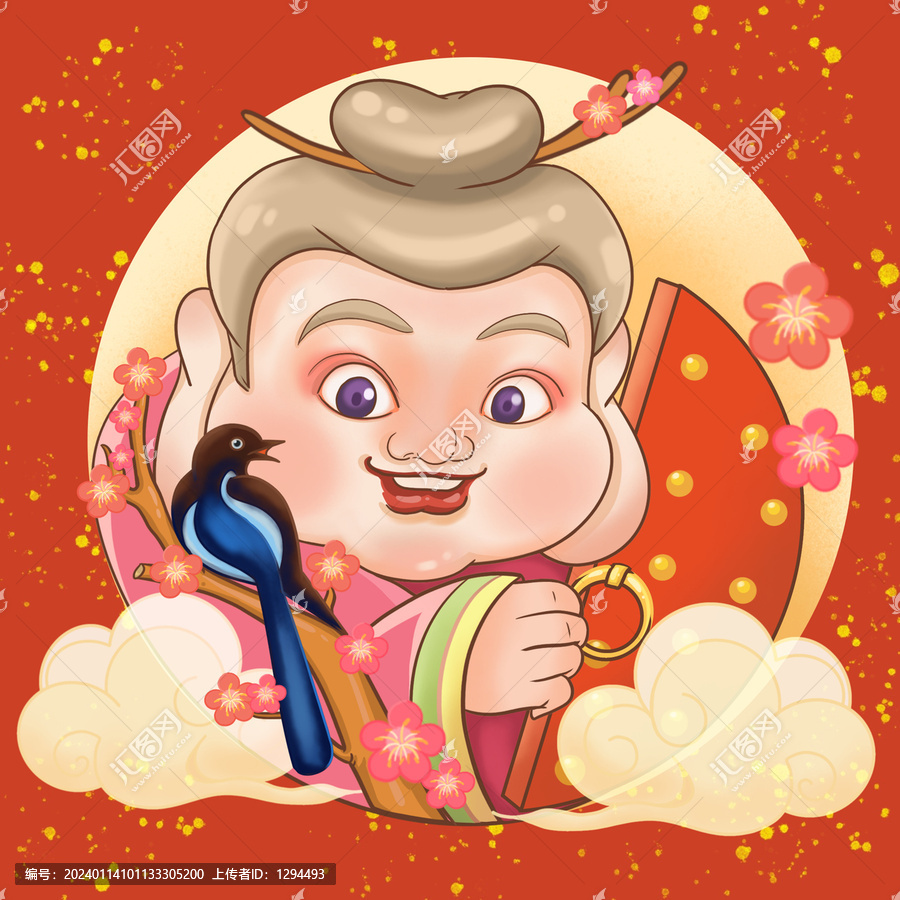 喜神五福國(guó)風(fēng)Q版神仙