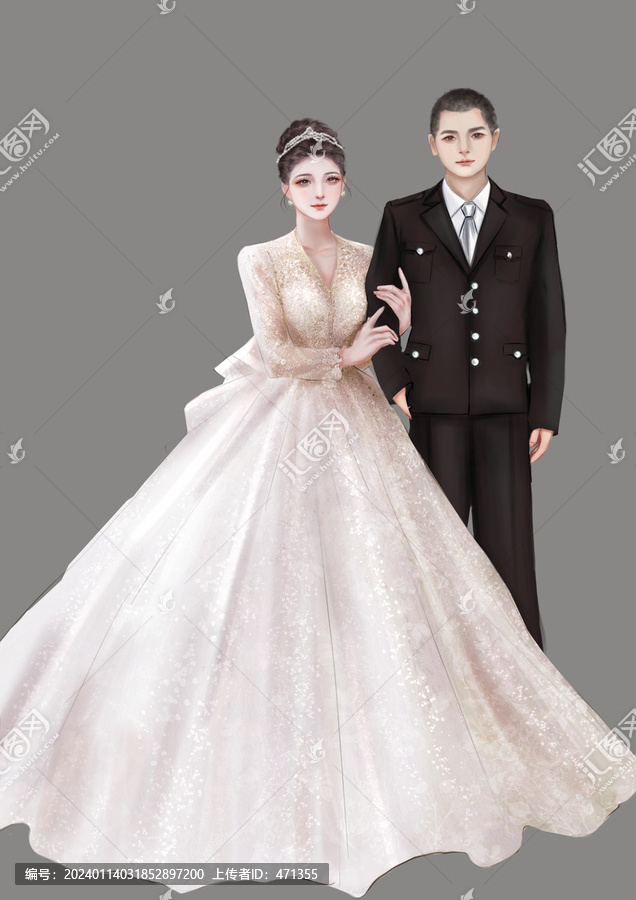 婚慶人形牌