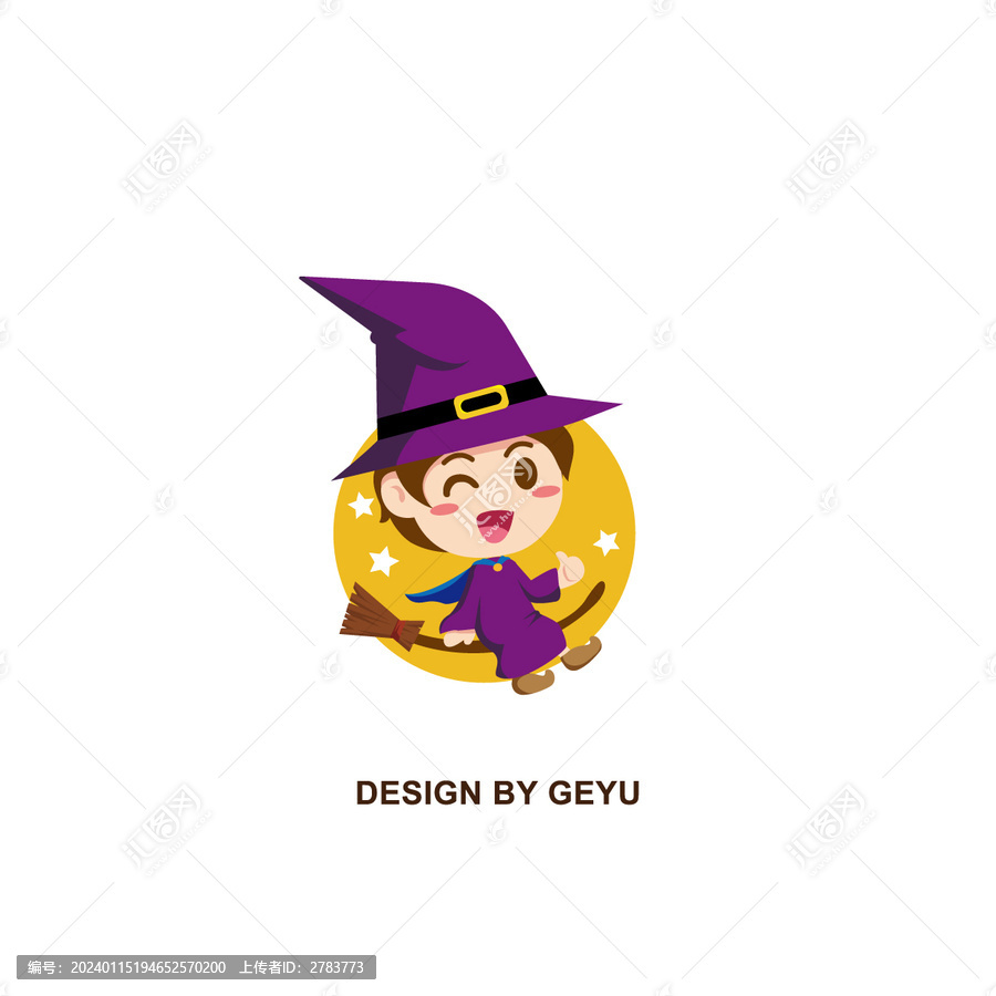 魔法師卡通001