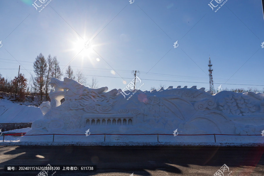 吉林市巨龙雪雕