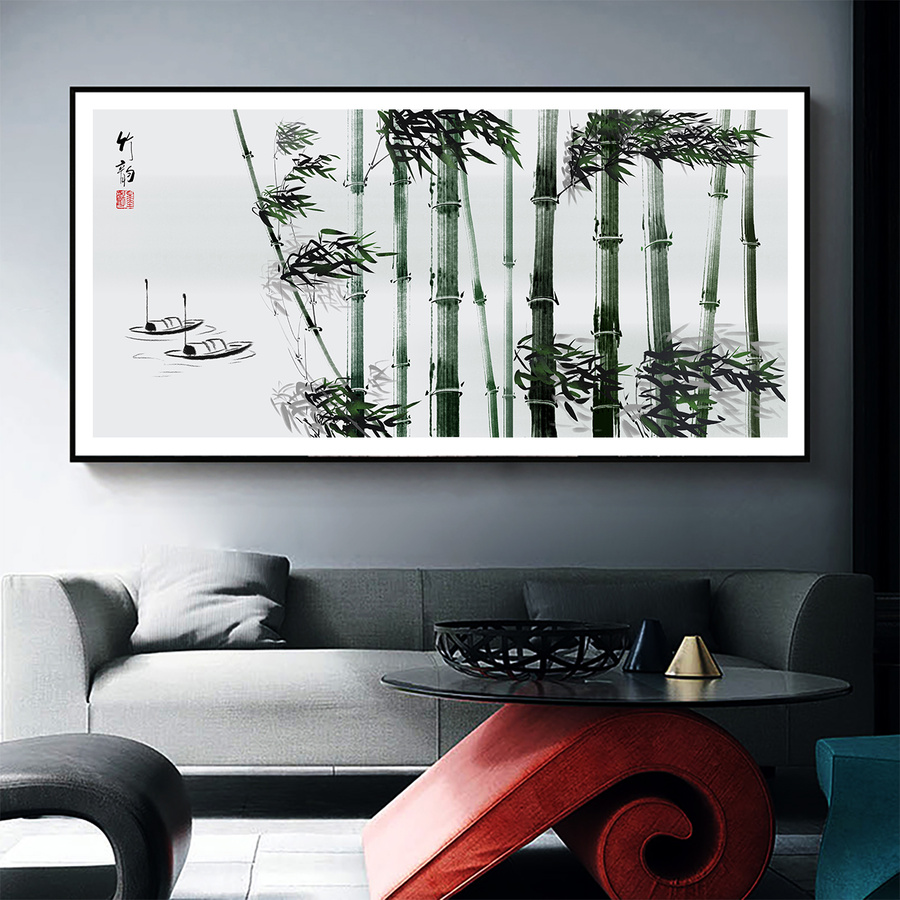 水墨竹子