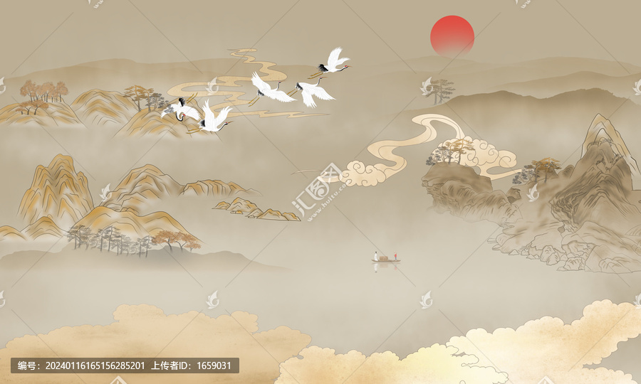 新中式山水畫