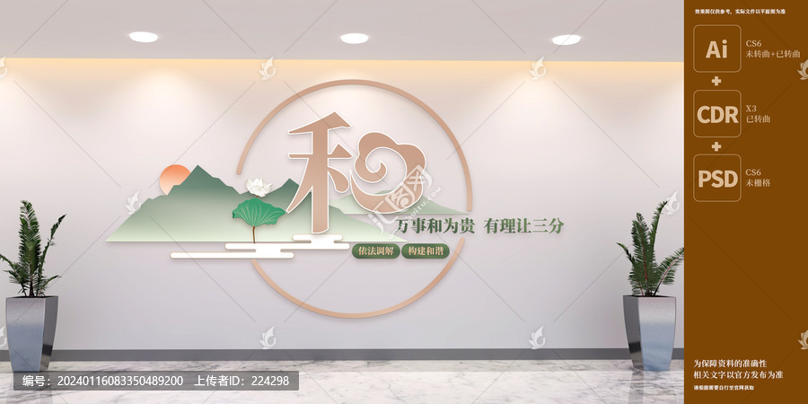 和為貴調(diào)解室標(biāo)語文化墻