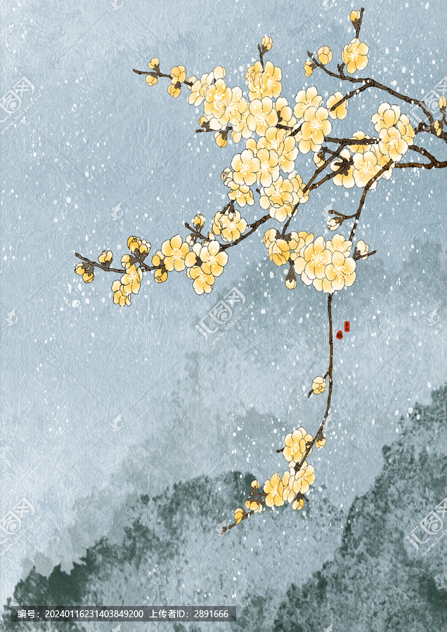 梅花盛開(kāi)