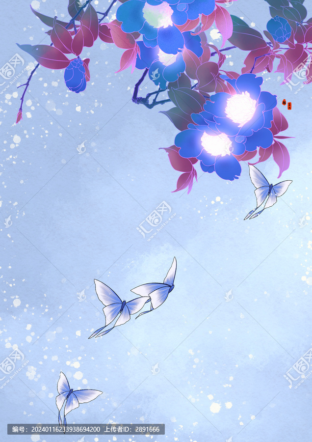 月色山茶花