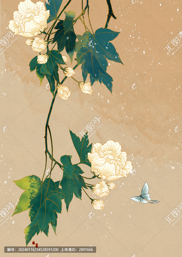 月下芙蓉國(guó)色天香