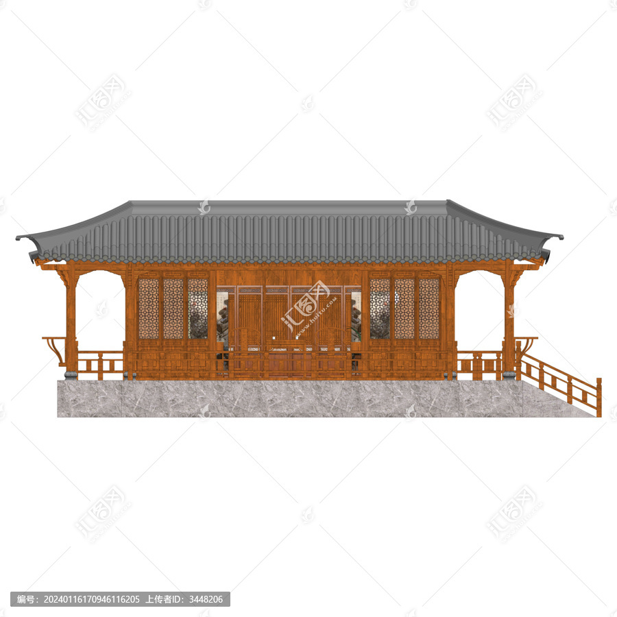 茶室正立面效果