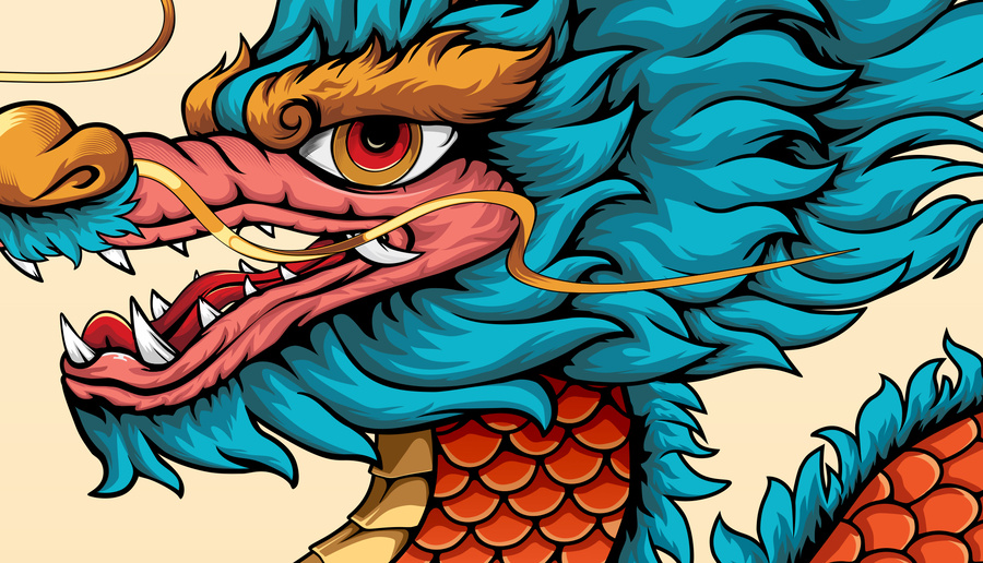 雙龍戲珠