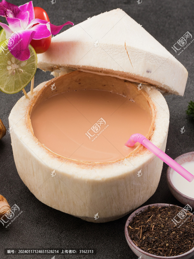 椰子奶茶
