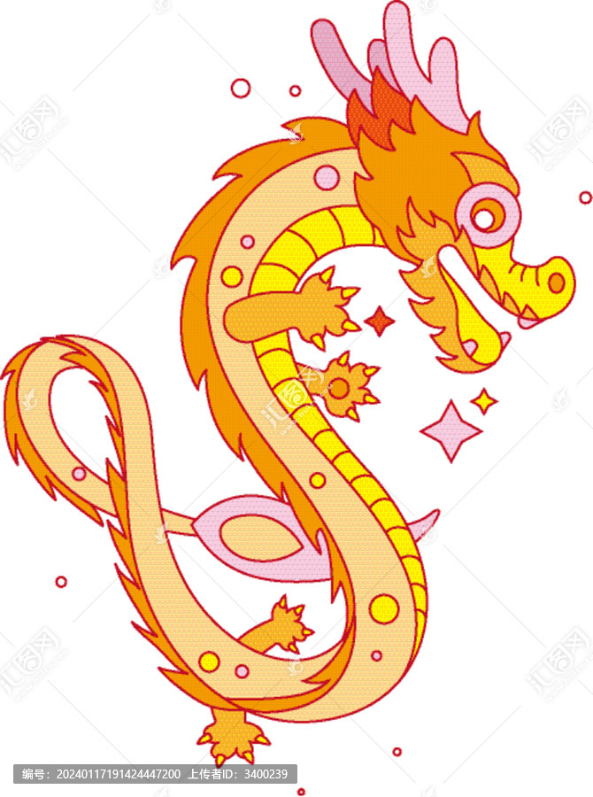 卡通龍