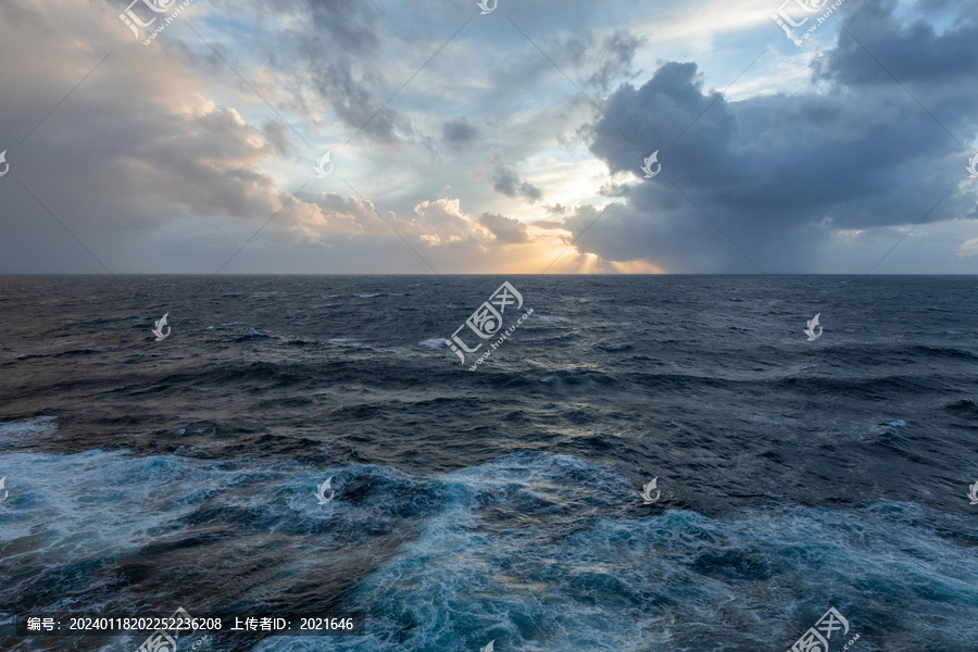 地中海日落风景