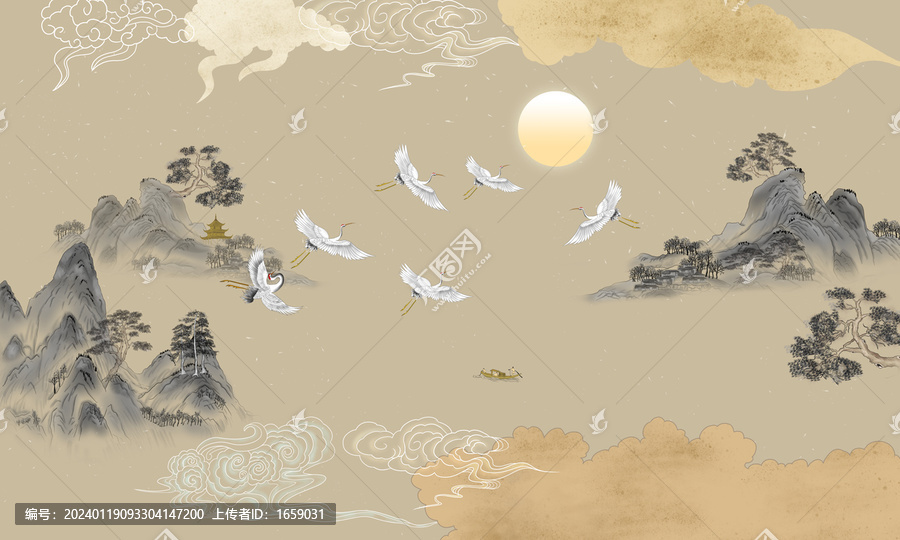 新中式山水畫